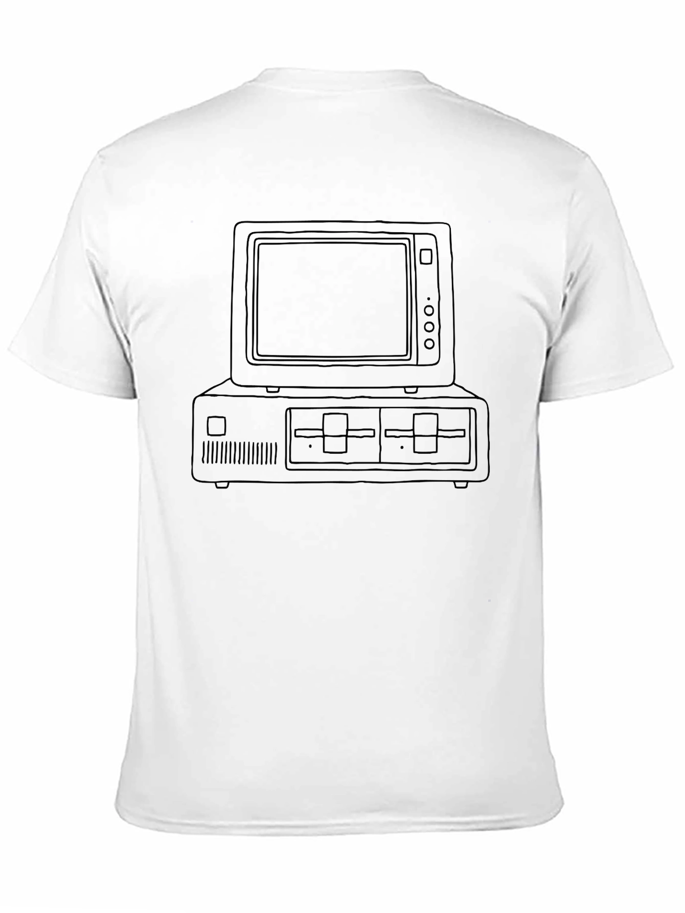 Retro Computer T-Shirt - Classic Tech Tee