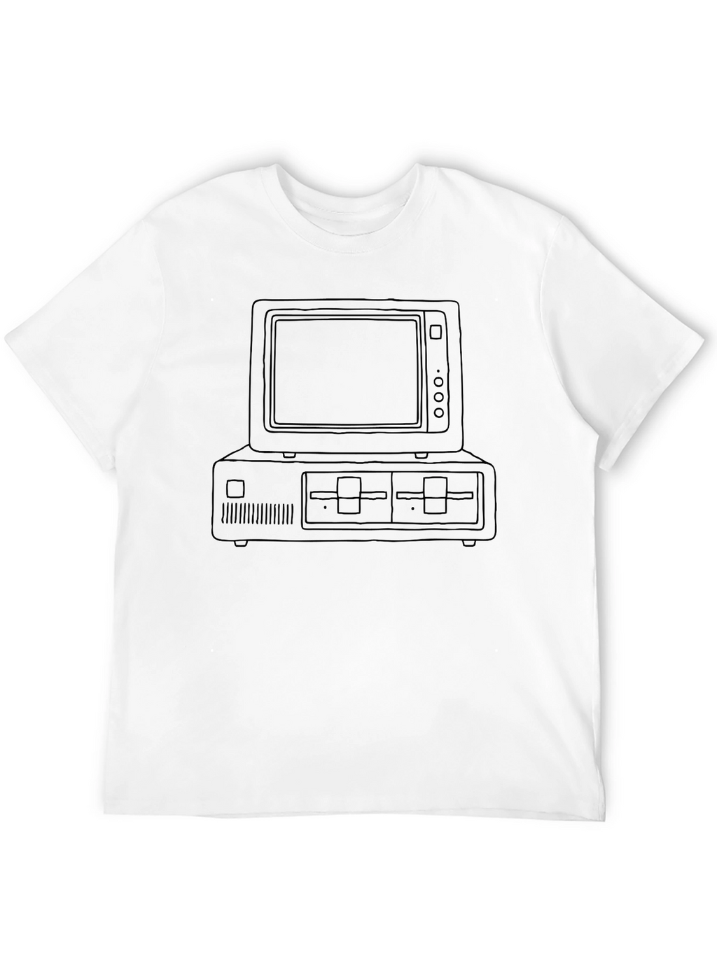 Retro Computer T-Shirt - Classic Tech Tee