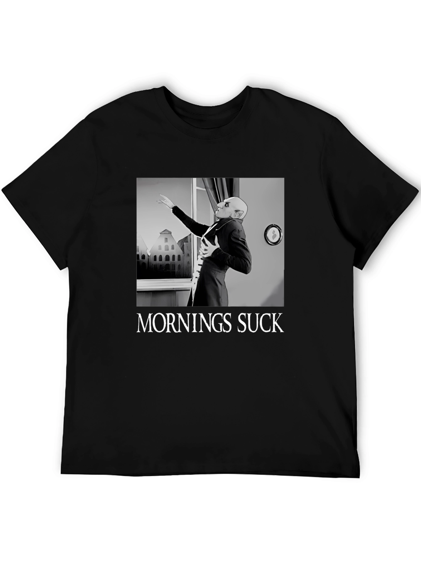 Mornings Suck Nosferatu T-Shirt