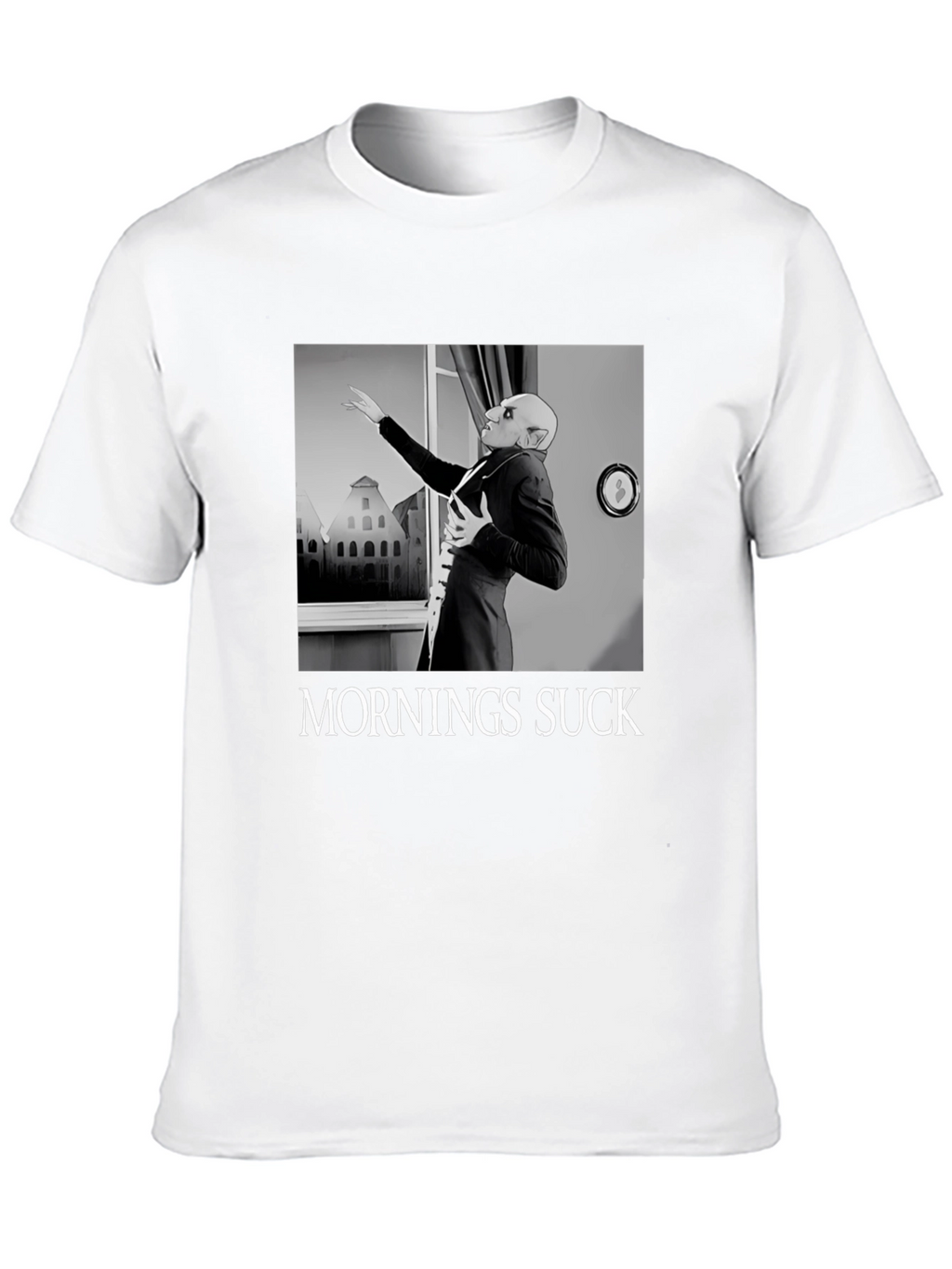 Mornings Suck Nosferatu T-Shirt