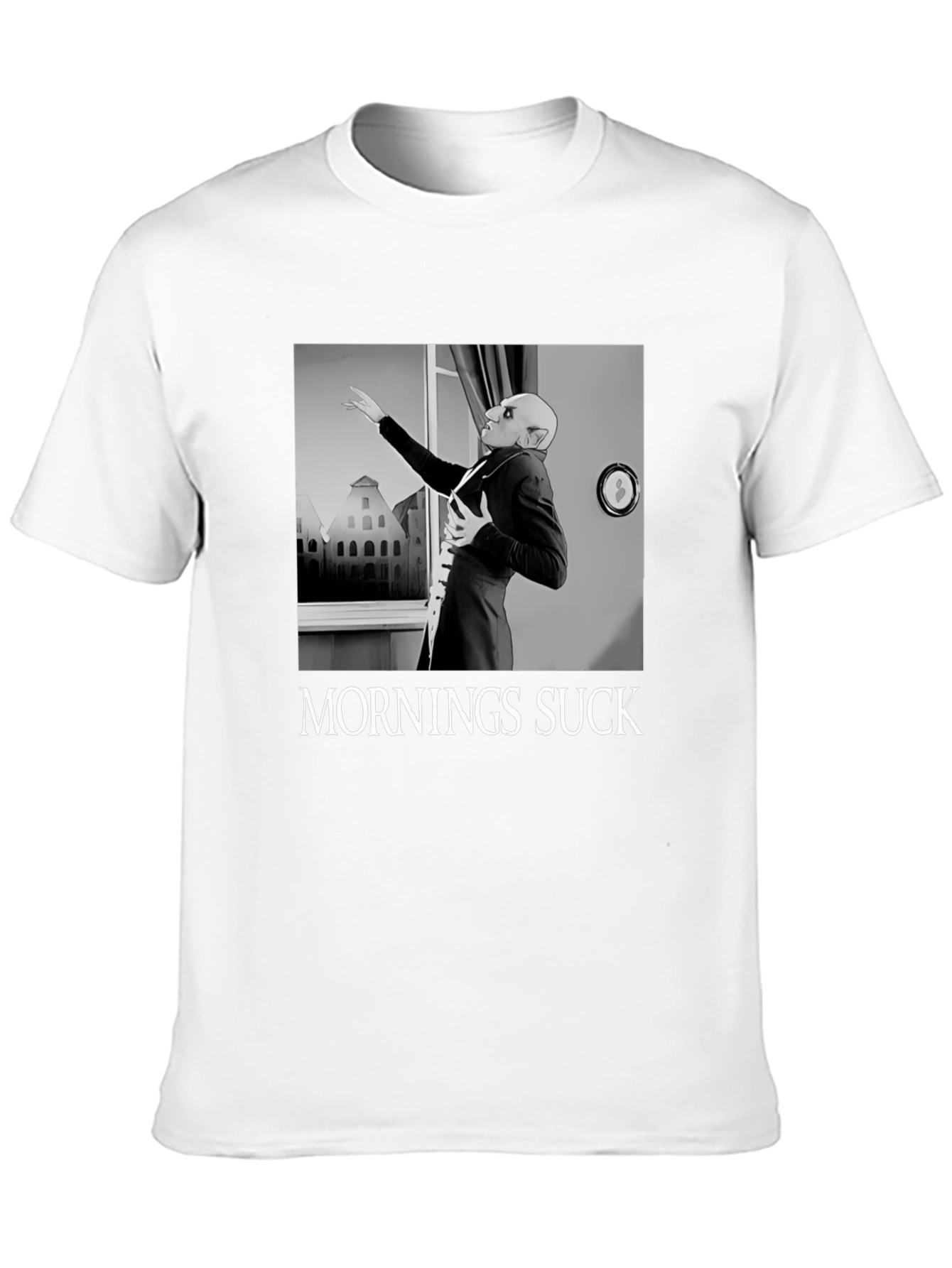 Mornings Suck Nosferatu T-Shirt