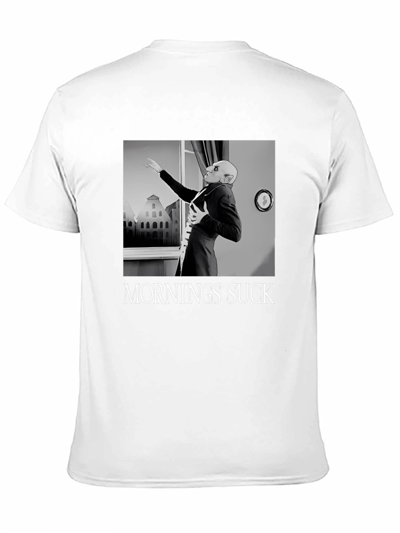 Mornings Suck Nosferatu T-Shirt