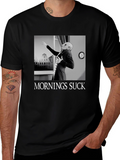 Mornings Suck Nosferatu T-Shirt