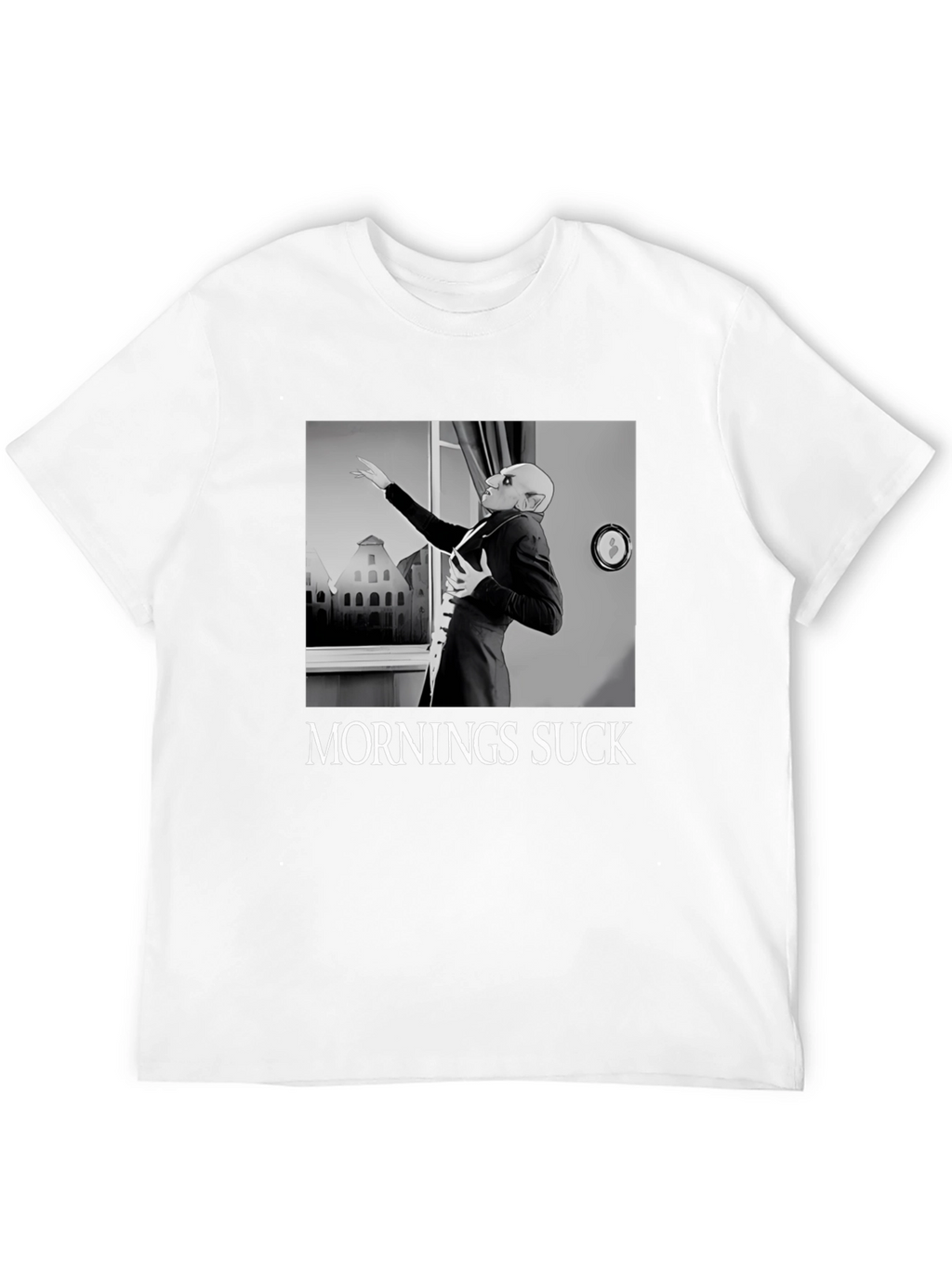 Mornings Suck Nosferatu T-Shirt