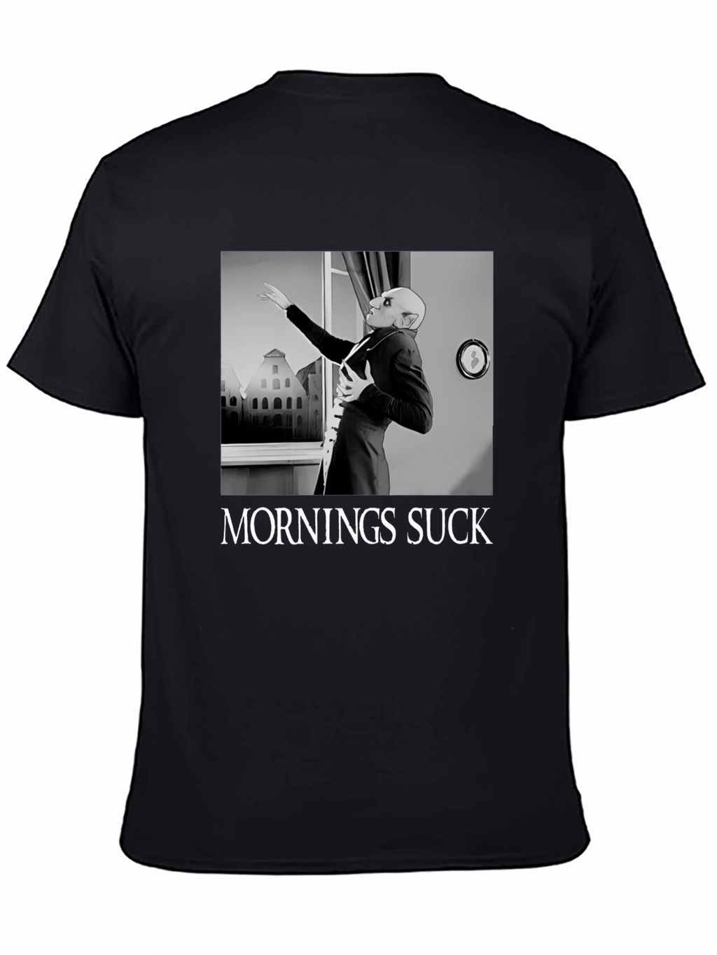 Mornings Suck Nosferatu T-Shirt