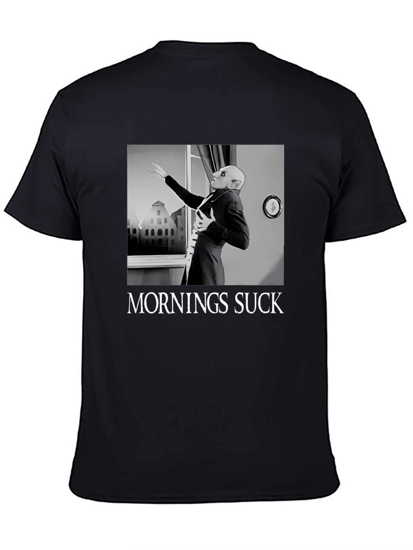 Mornings Suck Nosferatu T-Shirt