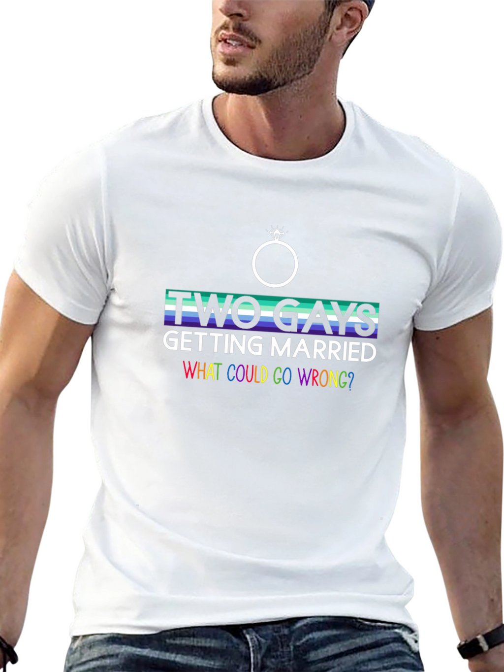 Two Gays Getting Married T-Shirt