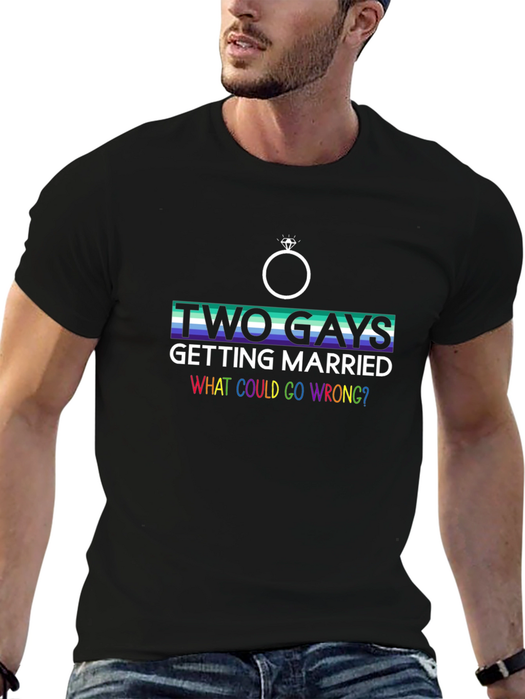 Two Gays Getting Married T-Shirt