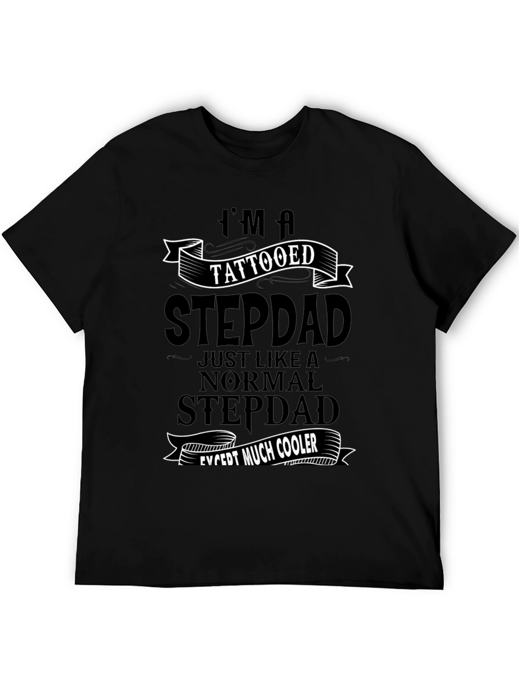 Tattooed Stepdad T-Shirt - Cool Dad Gift