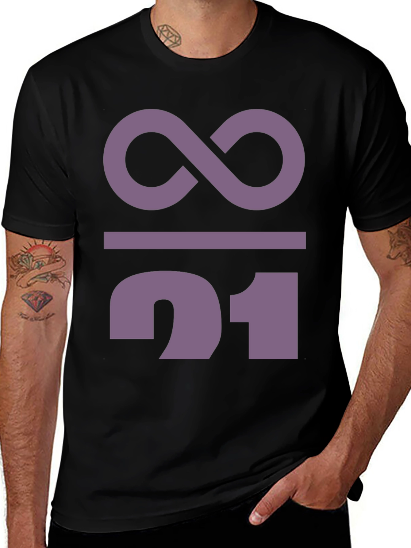 Infinity 21 Graphic Tee - Modern Casual Shirt