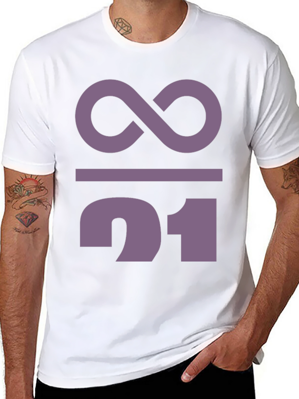 Infinity 21 Graphic Tee - Modern Casual Shirt