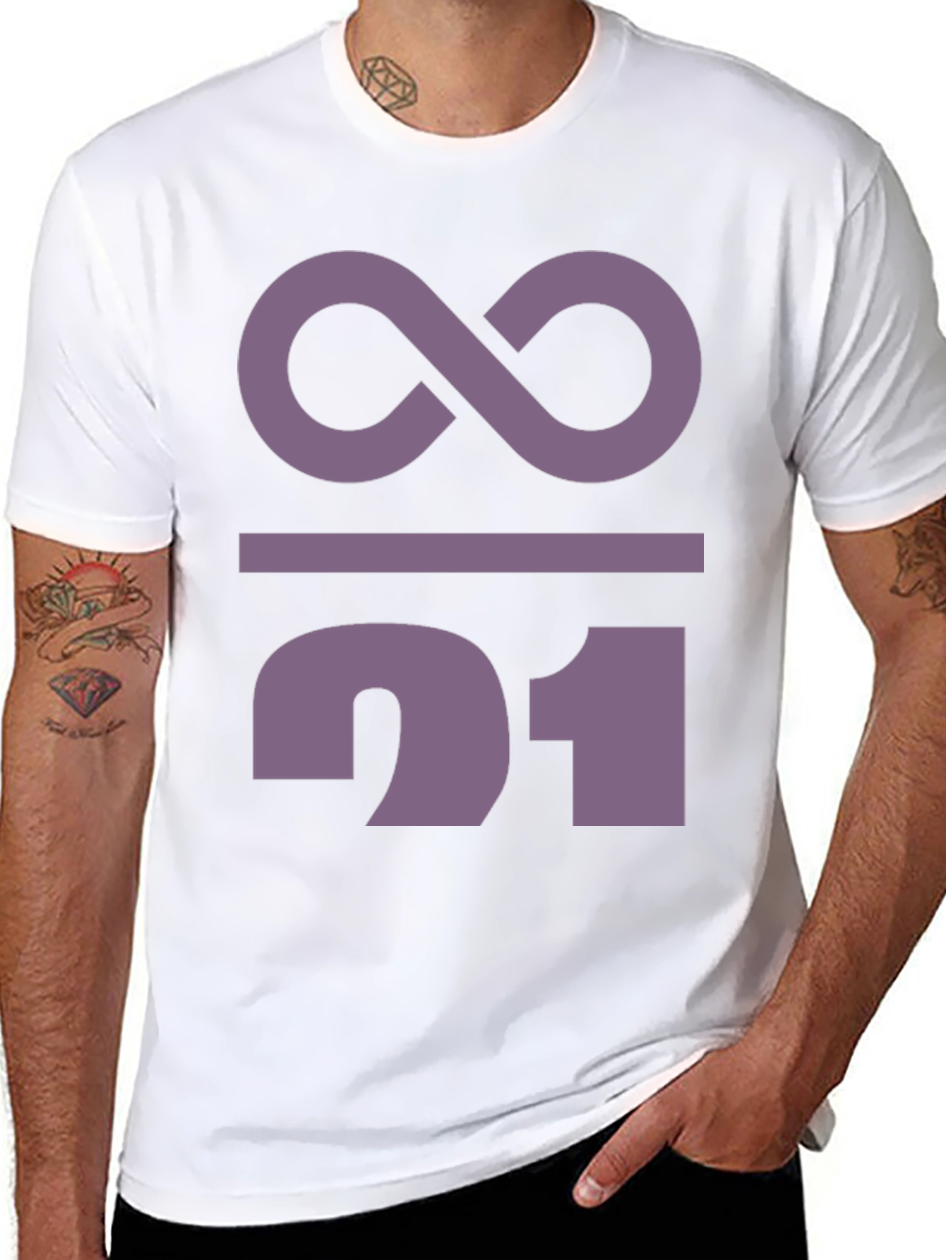 Infinity 21 Graphic Tee - Modern Casual Shirt