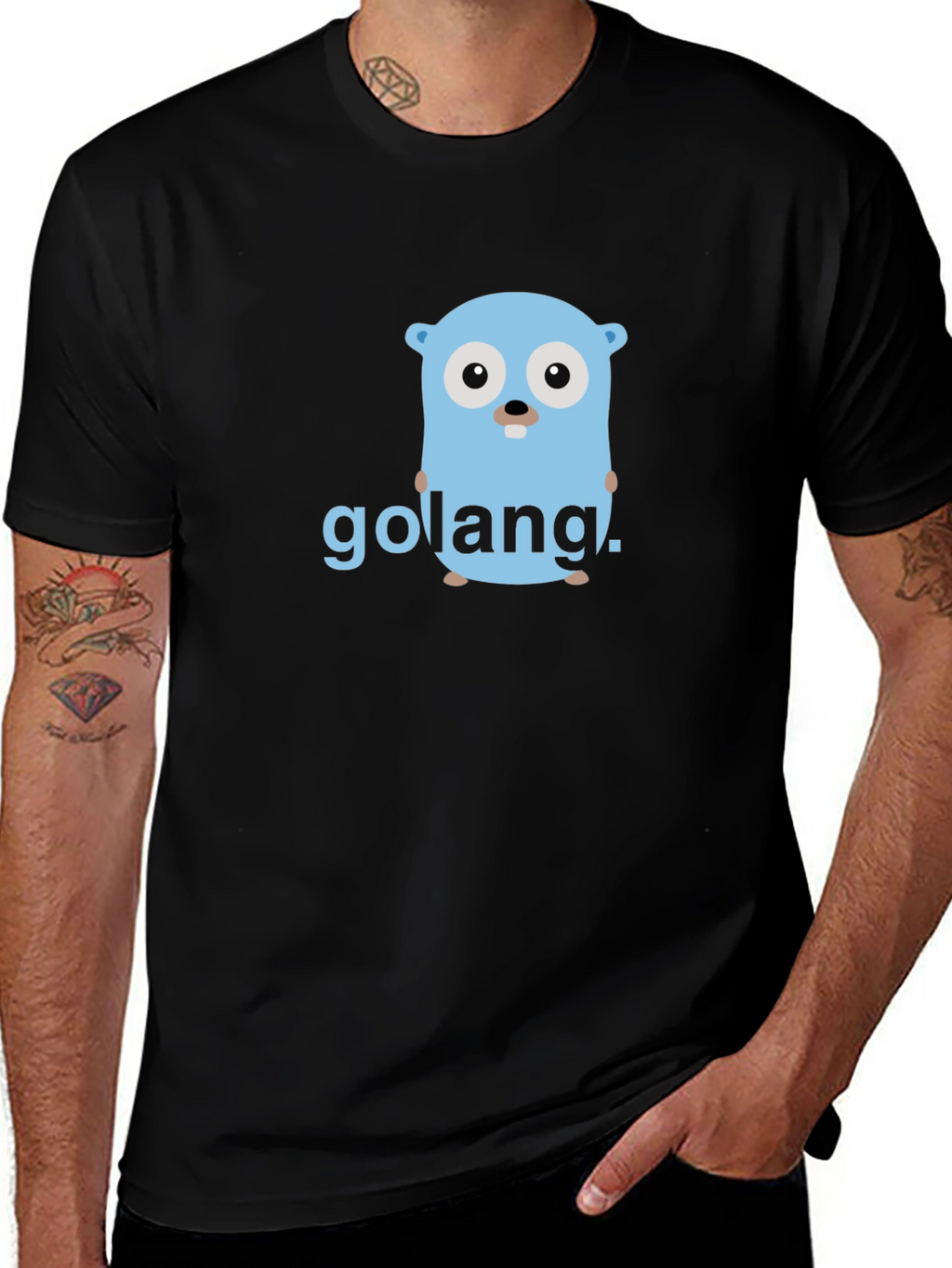 Golang Gopher T-Shirt - Programmer Apparel