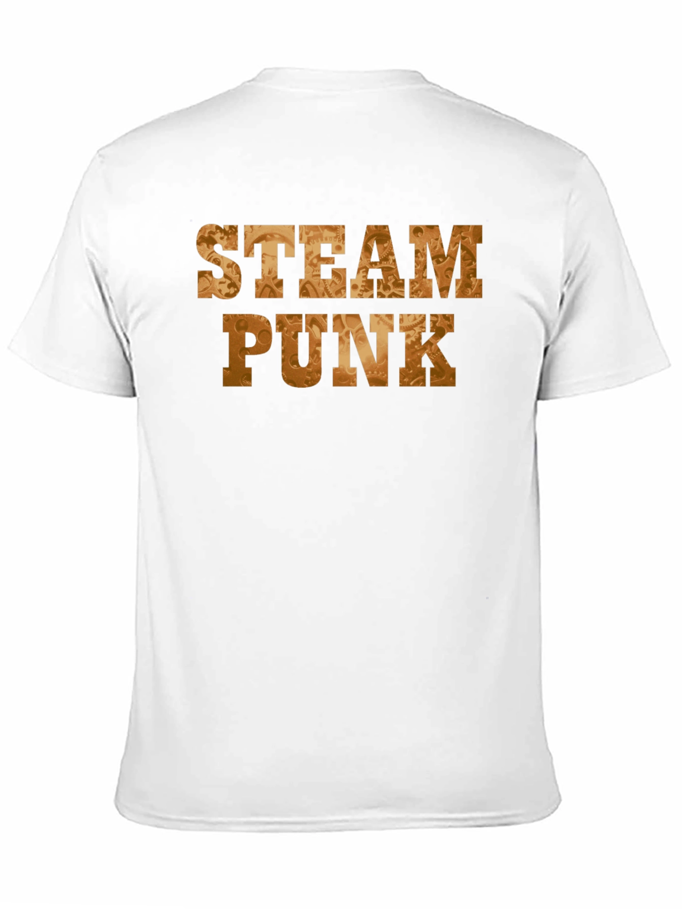 Steampunk Gear Graphic Black T-Shirt