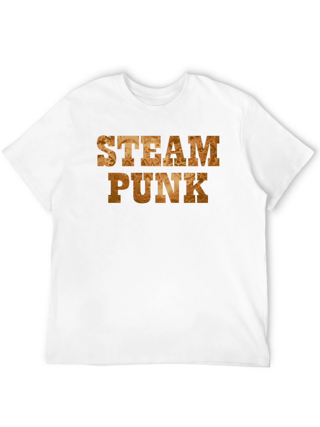 Steampunk Gear Graphic Black T-Shirt