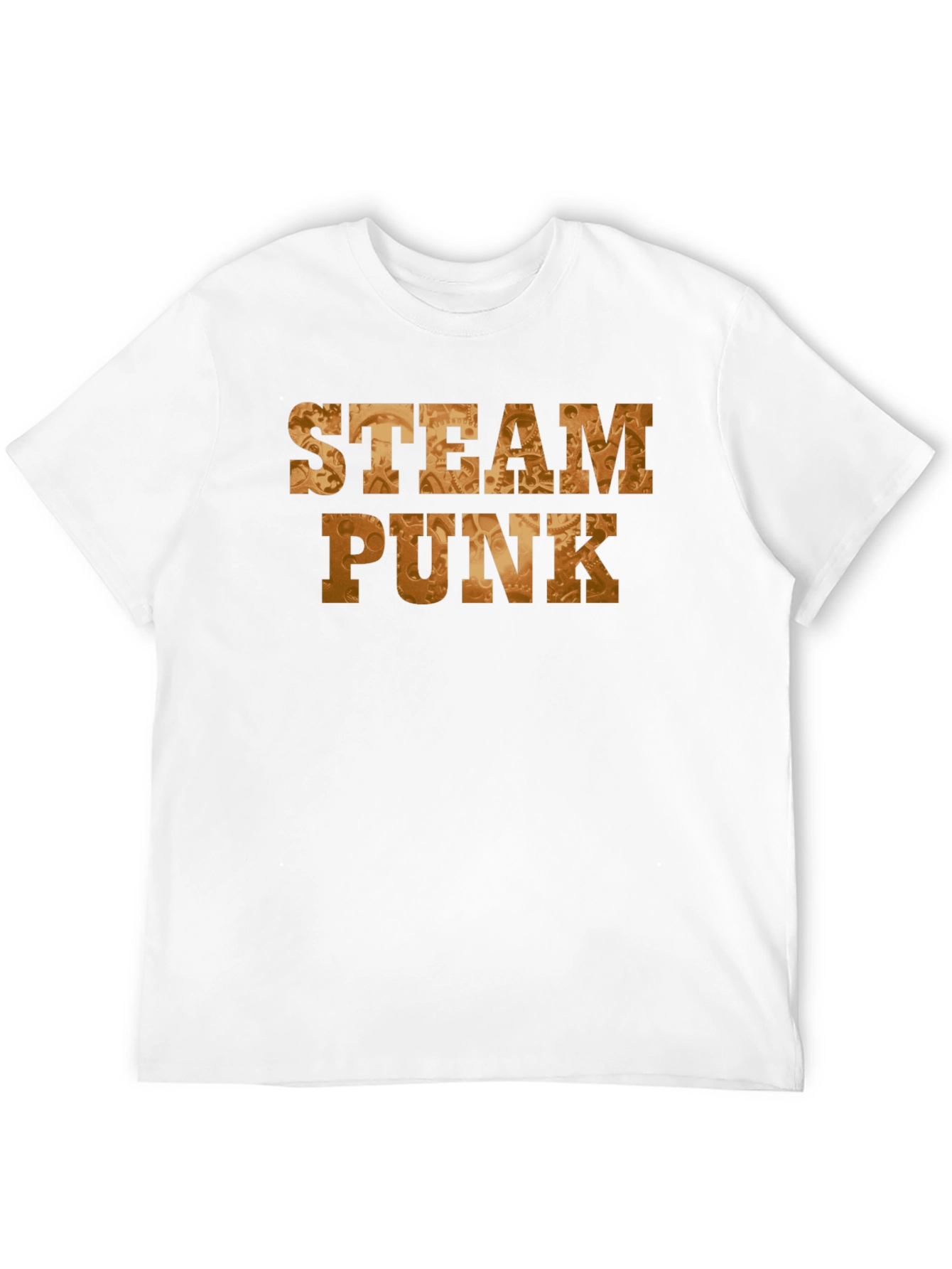 Steampunk Gear Graphic Black T-Shirt