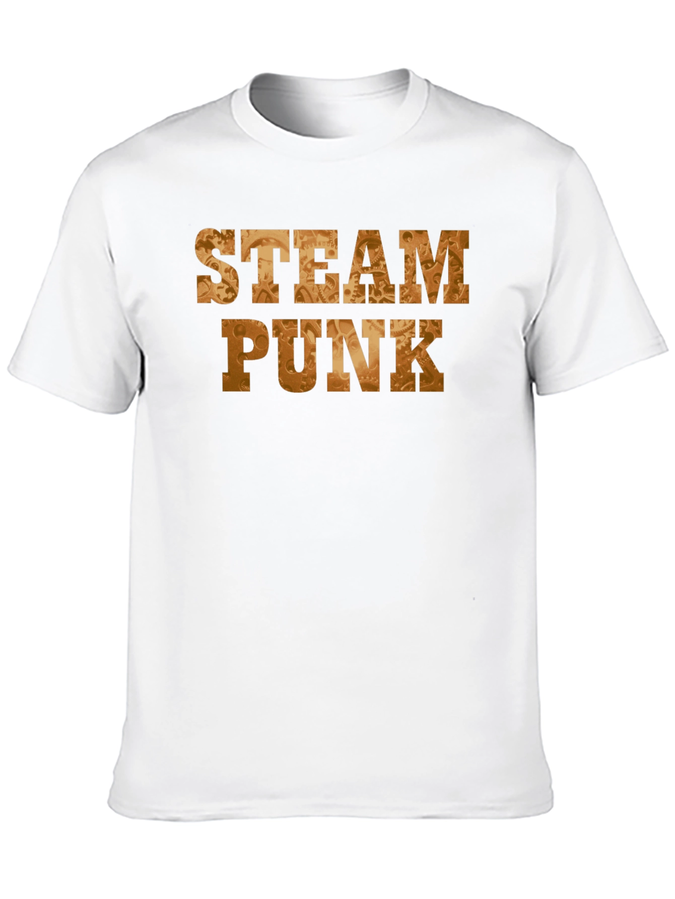 Steampunk Gear Graphic Black T-Shirt