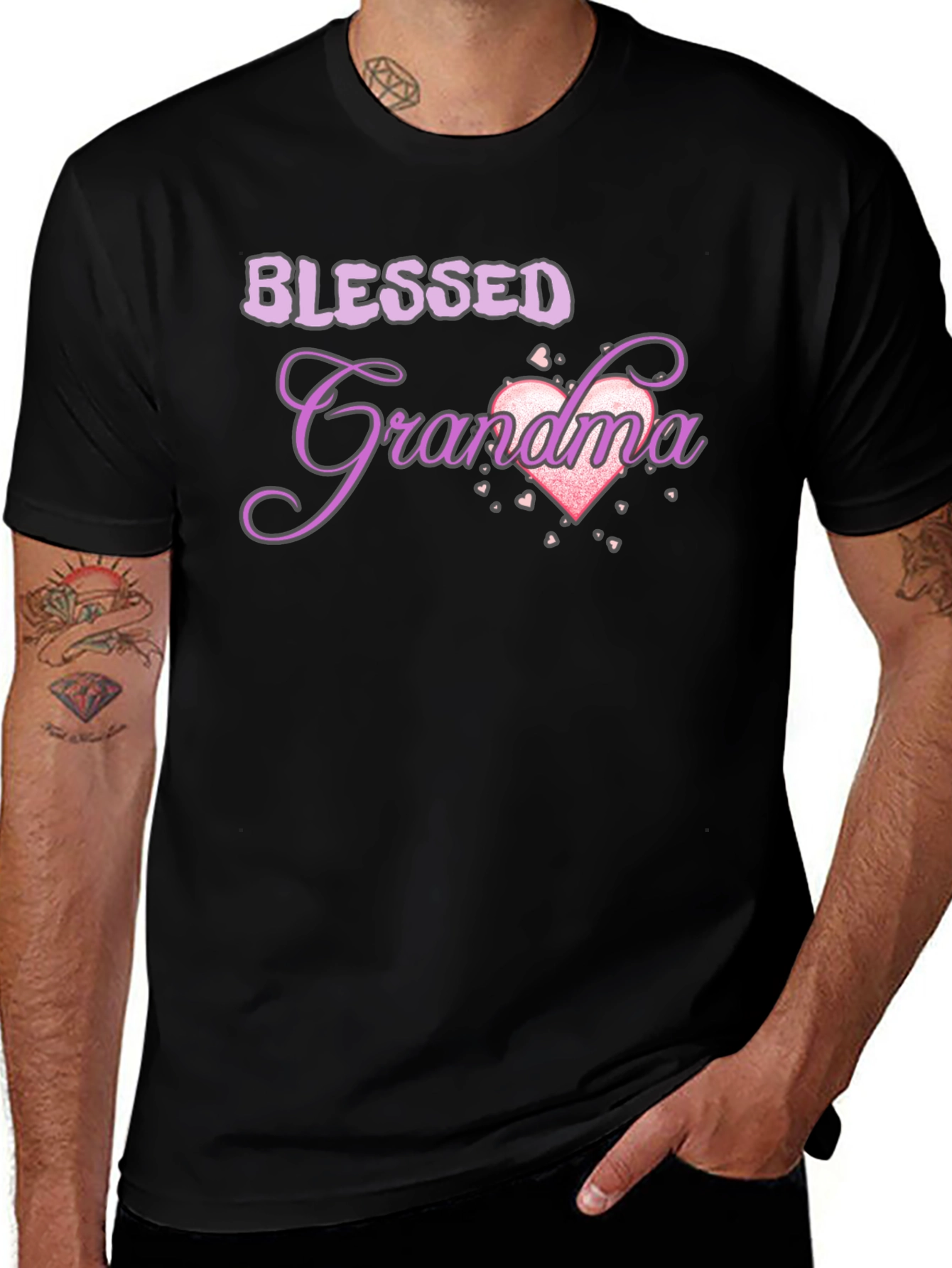 Blessed Grandma Heart T-Shirt