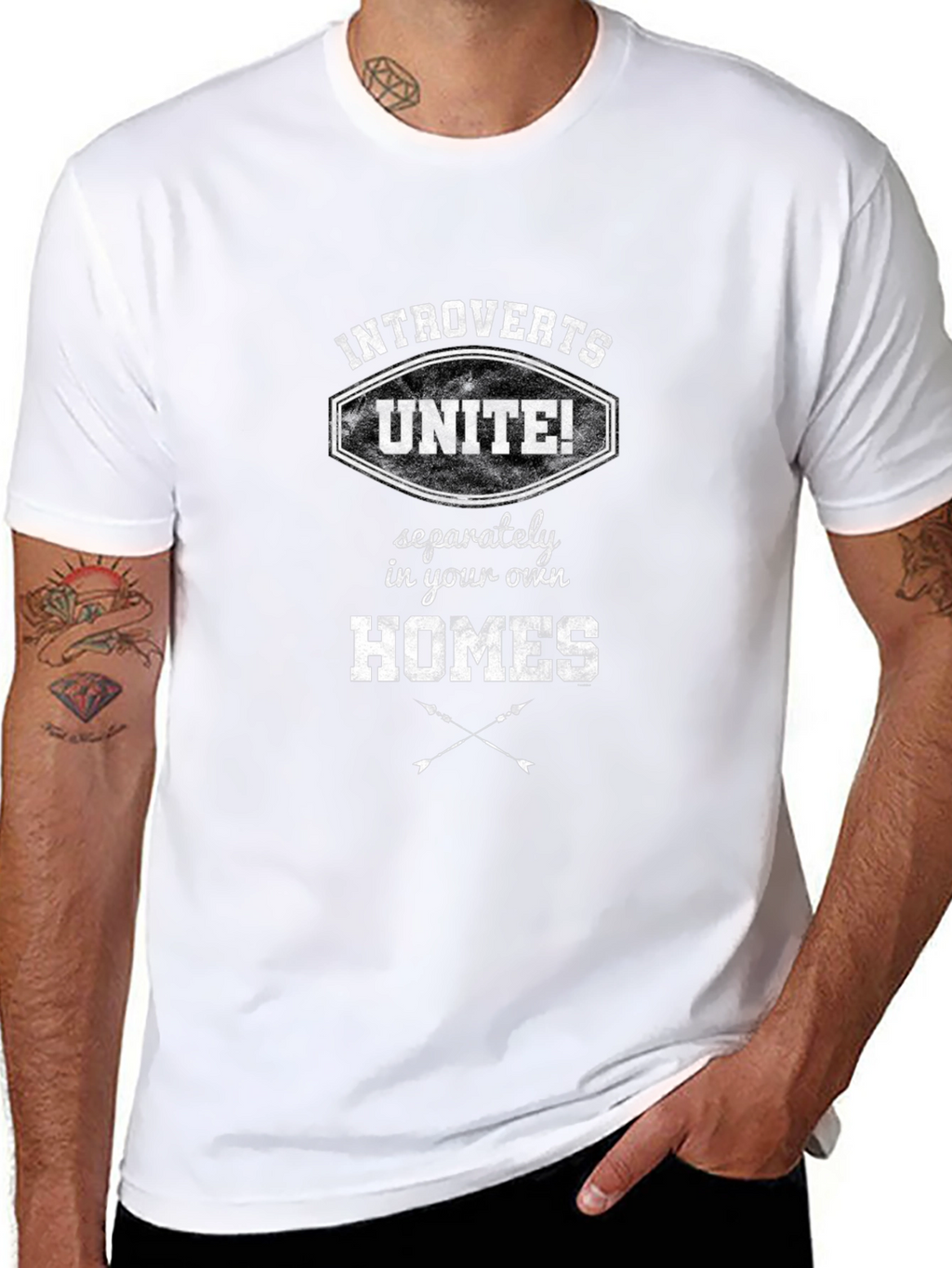 Introverts Unite! Graphic T-Shirt