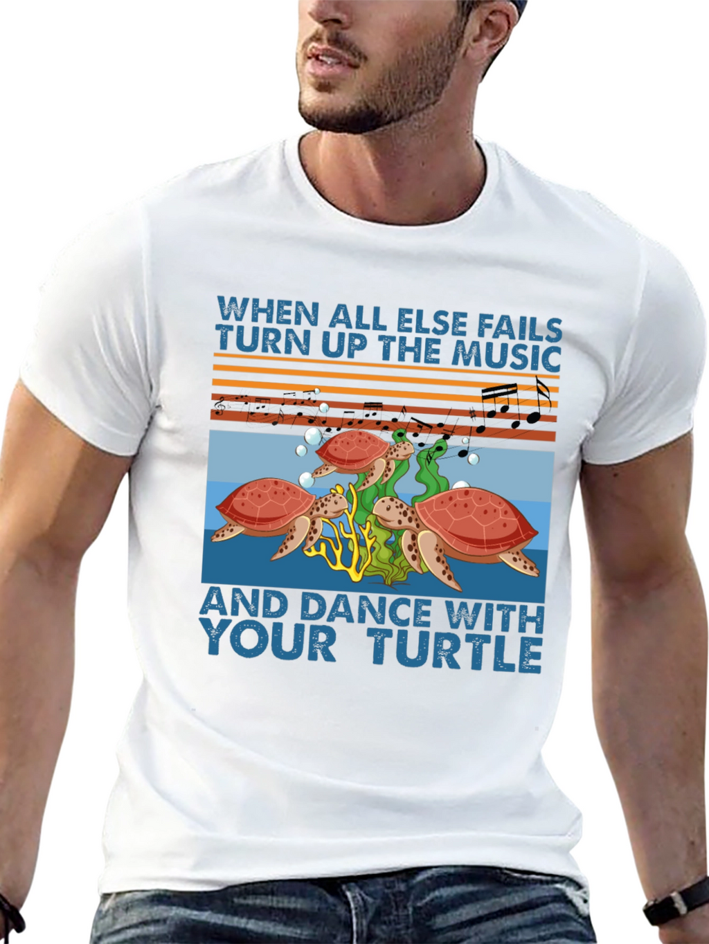 Dance With Your Turtle Graphic Tee
