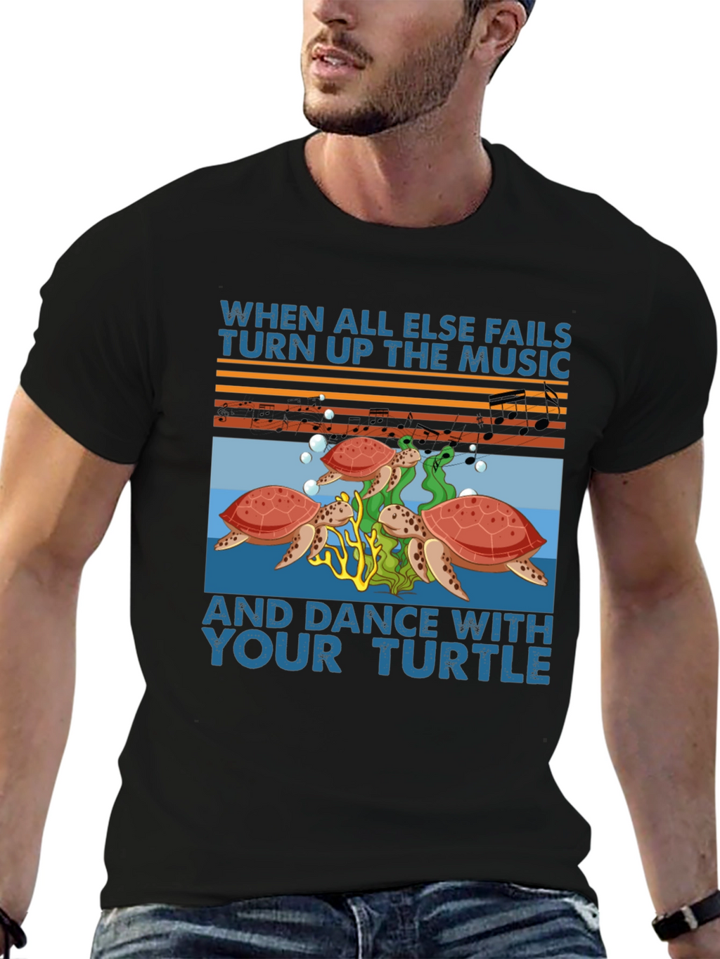 Dance With Your Turtle Graphic Tee