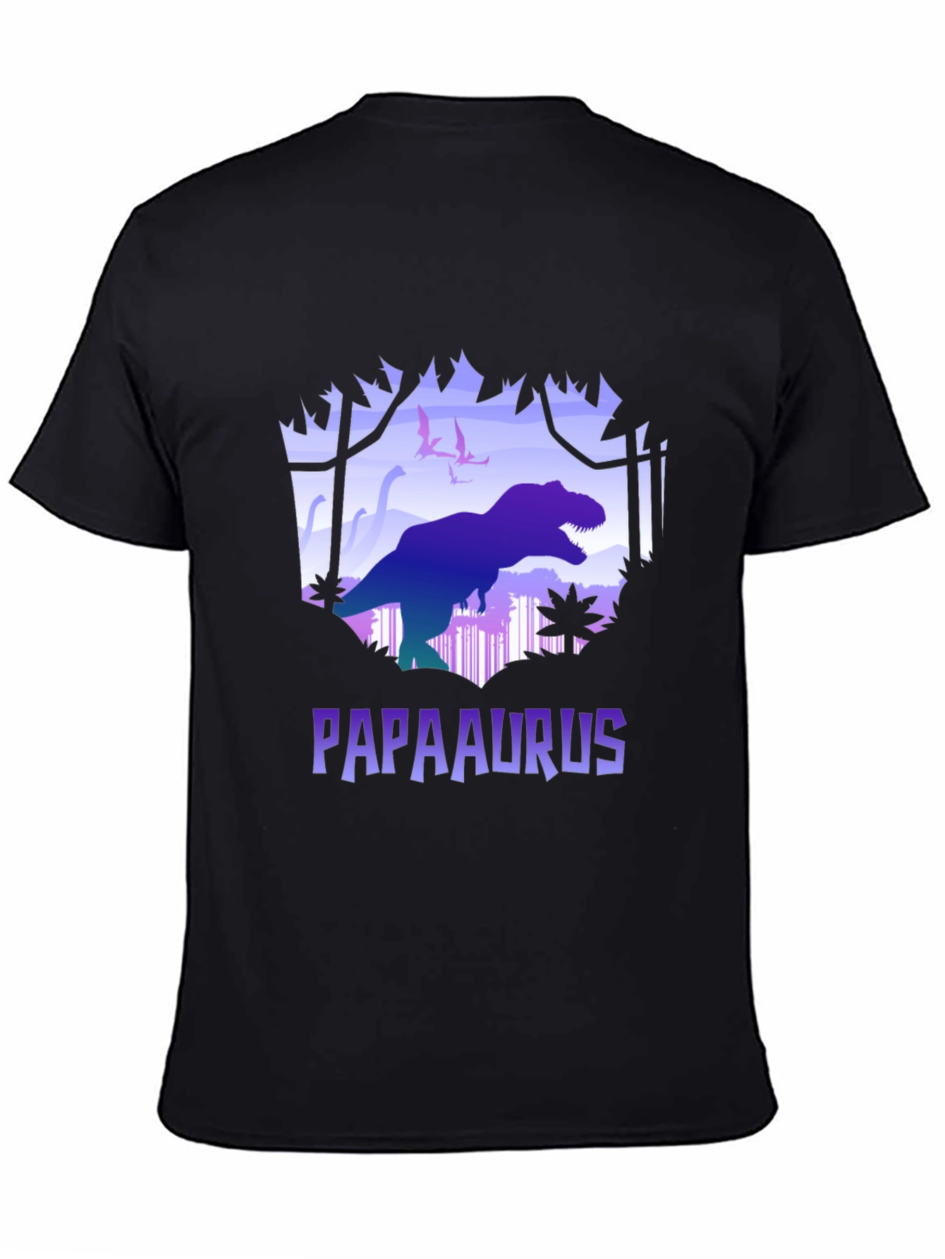 Papaaurus Dinosaur Graphic T-Shirt