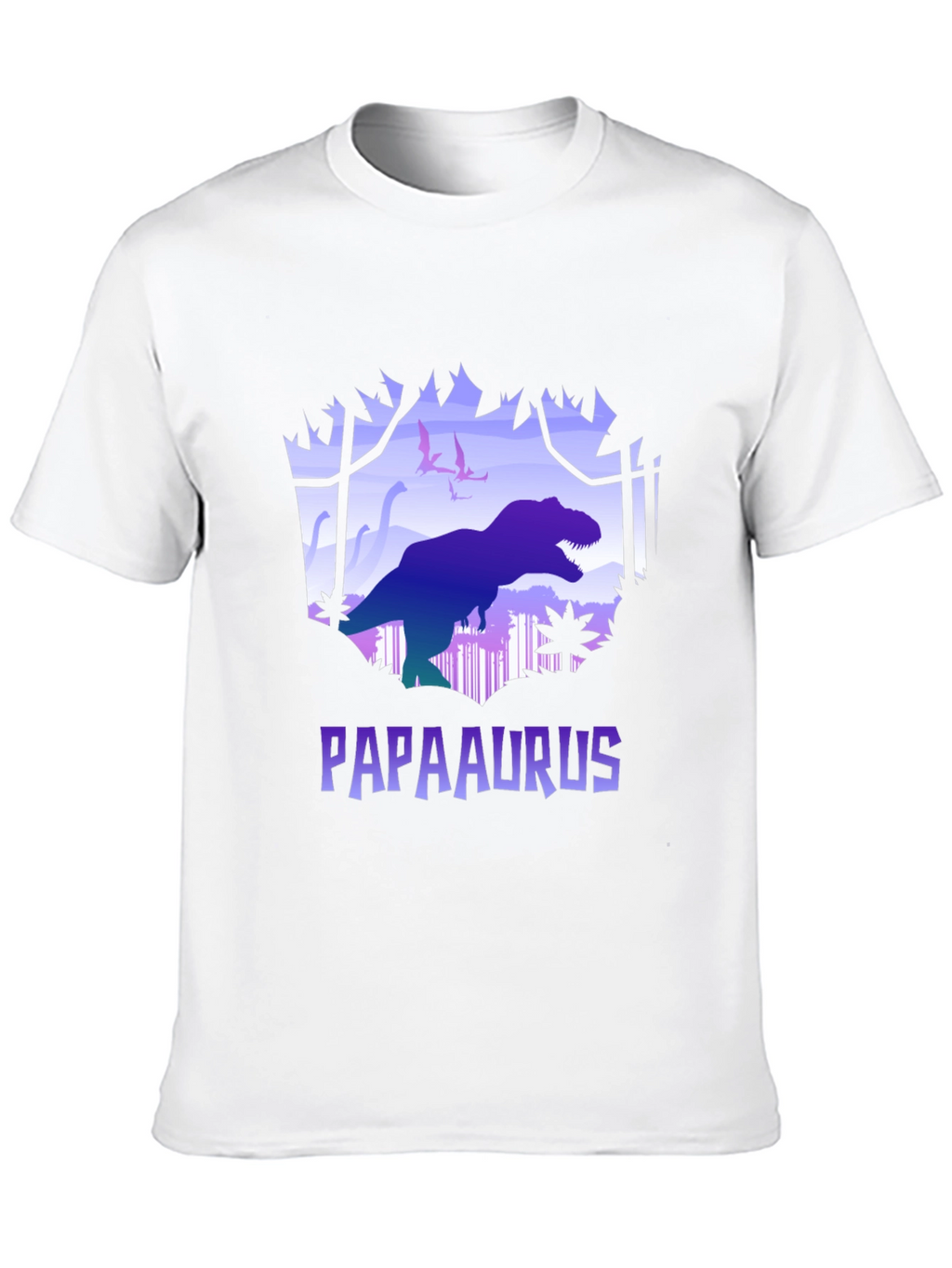 Papaaurus Dinosaur Graphic T-Shirt