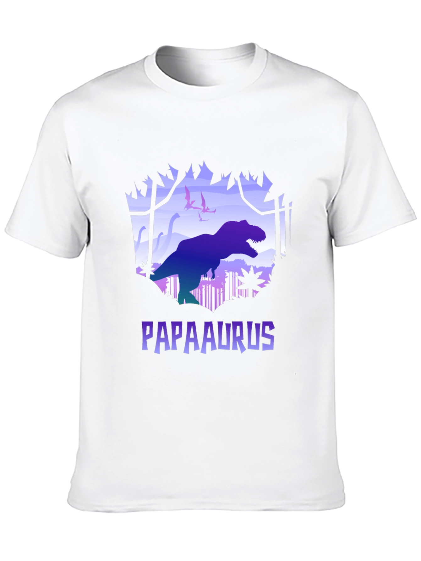 Papaaurus Dinosaur Graphic T-Shirt