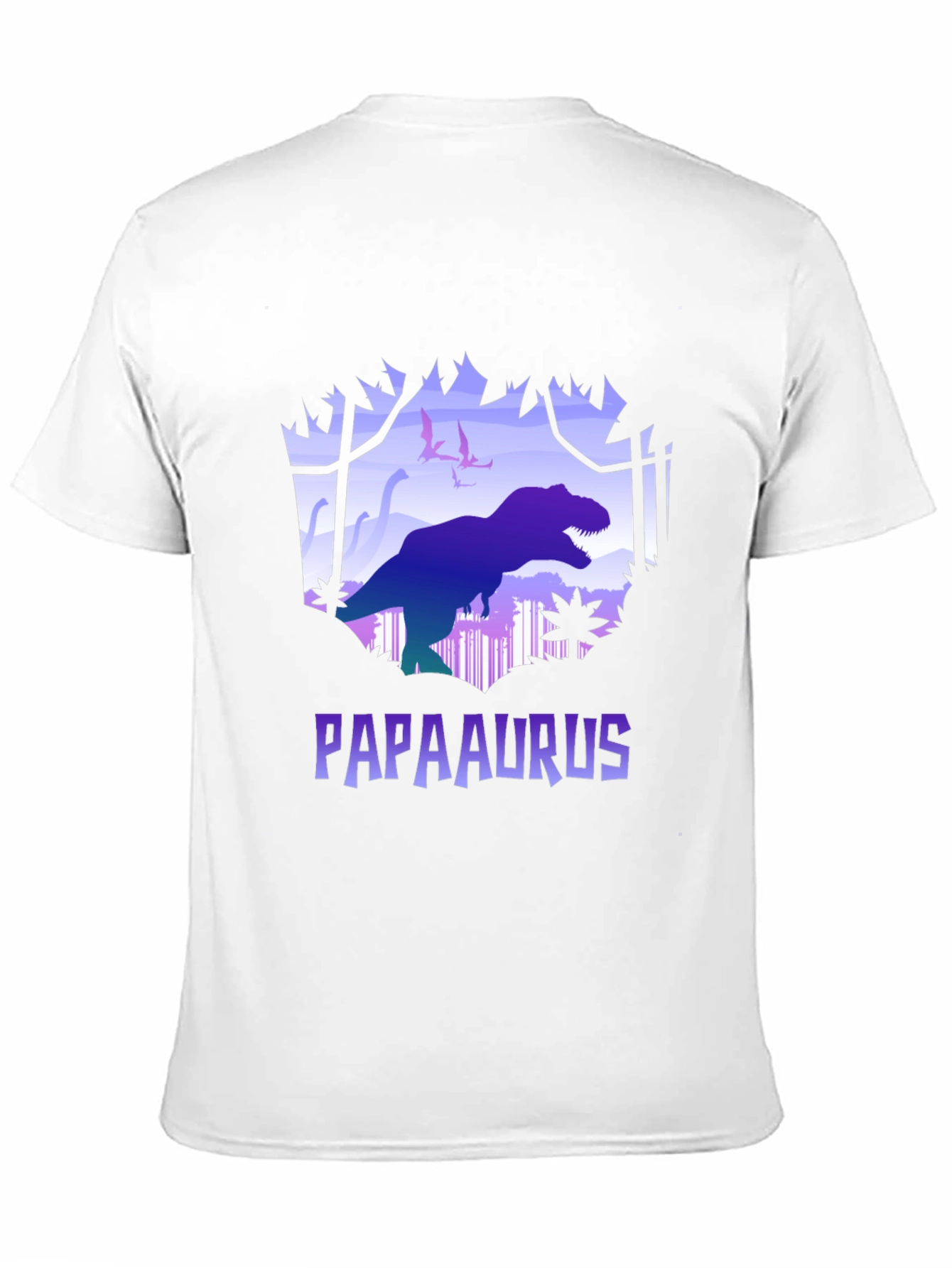 Papaaurus Dinosaur Graphic T-Shirt