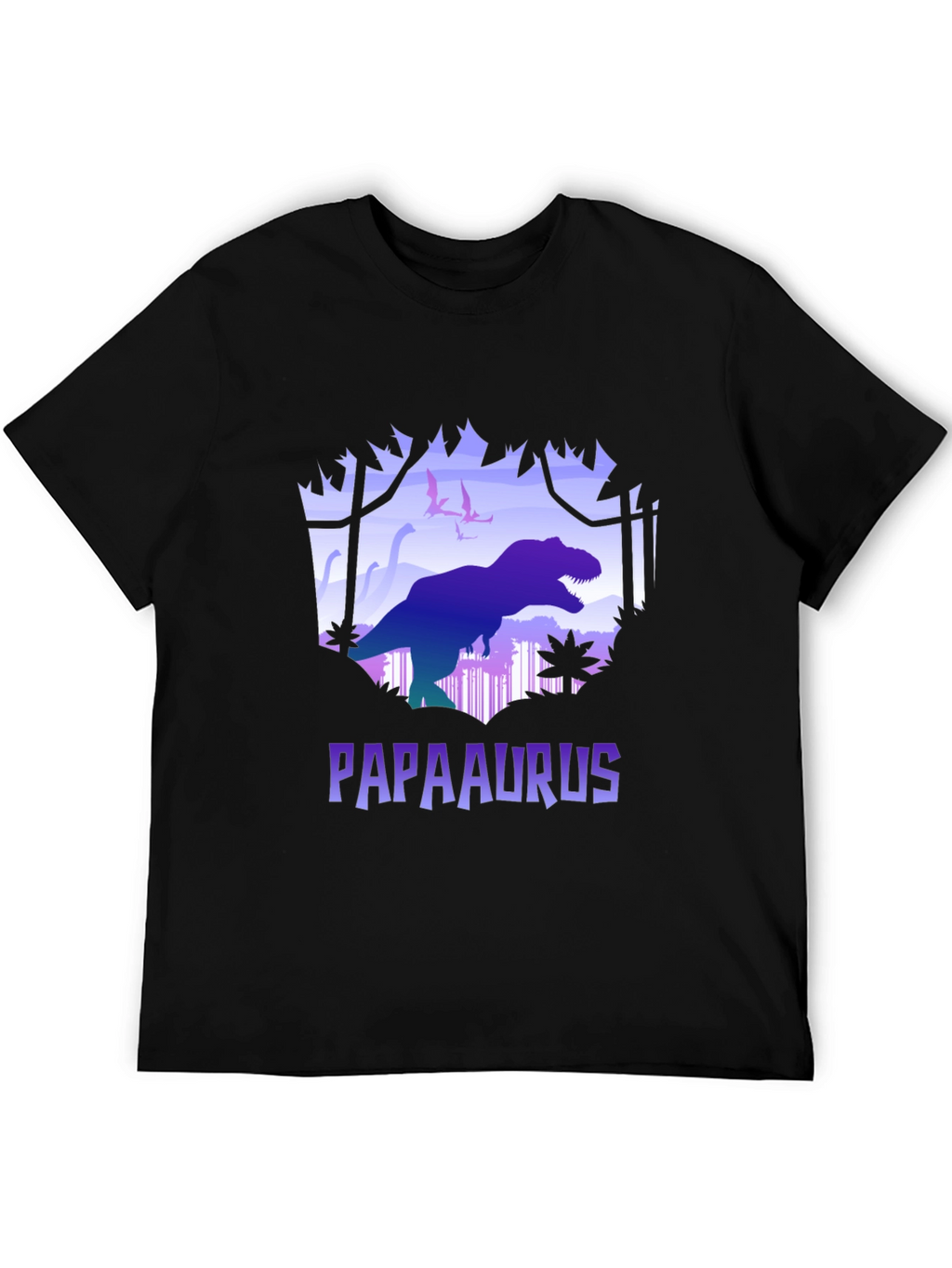 Papaaurus Dinosaur Graphic T-Shirt