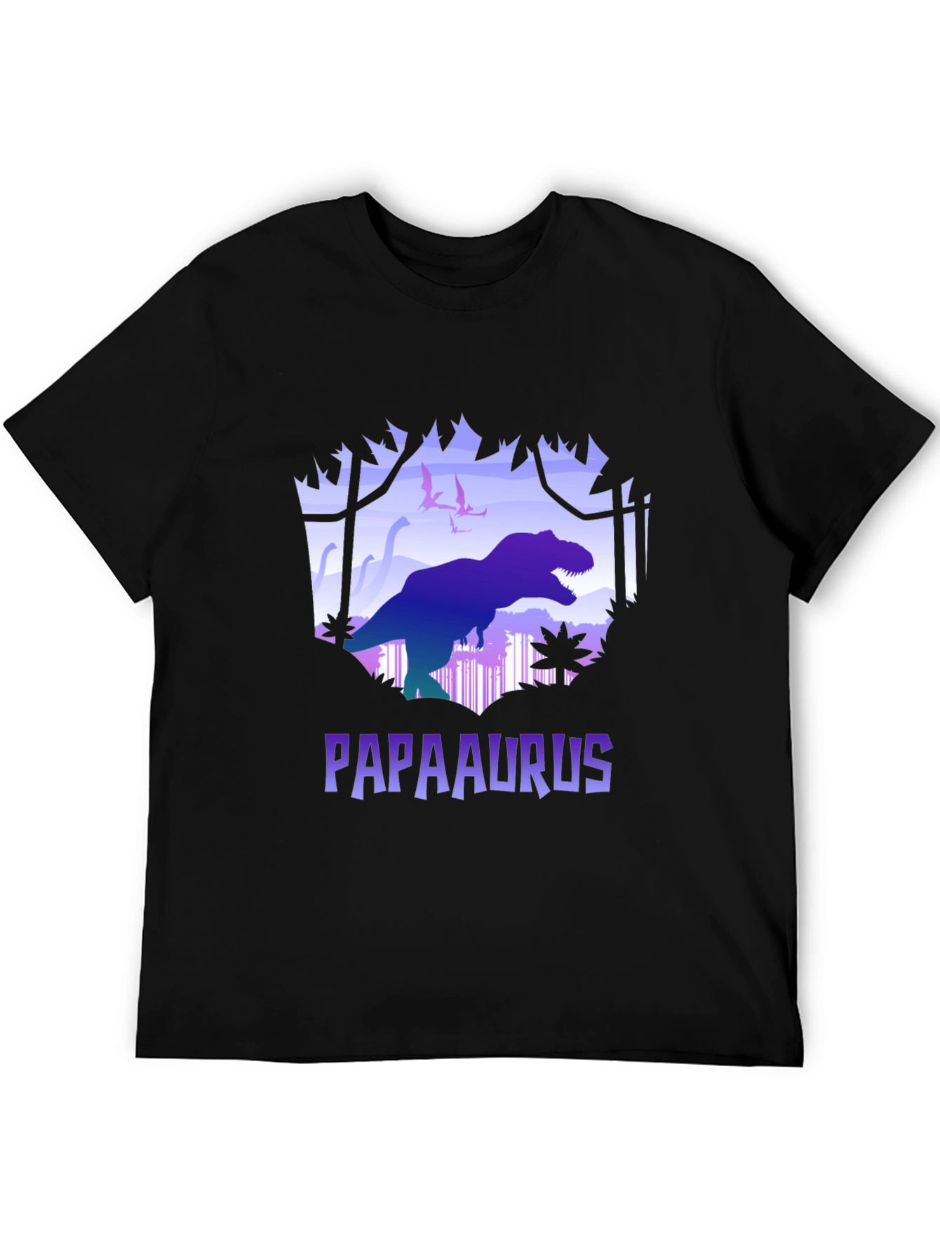 Papaaurus Dinosaur Graphic T-Shirt