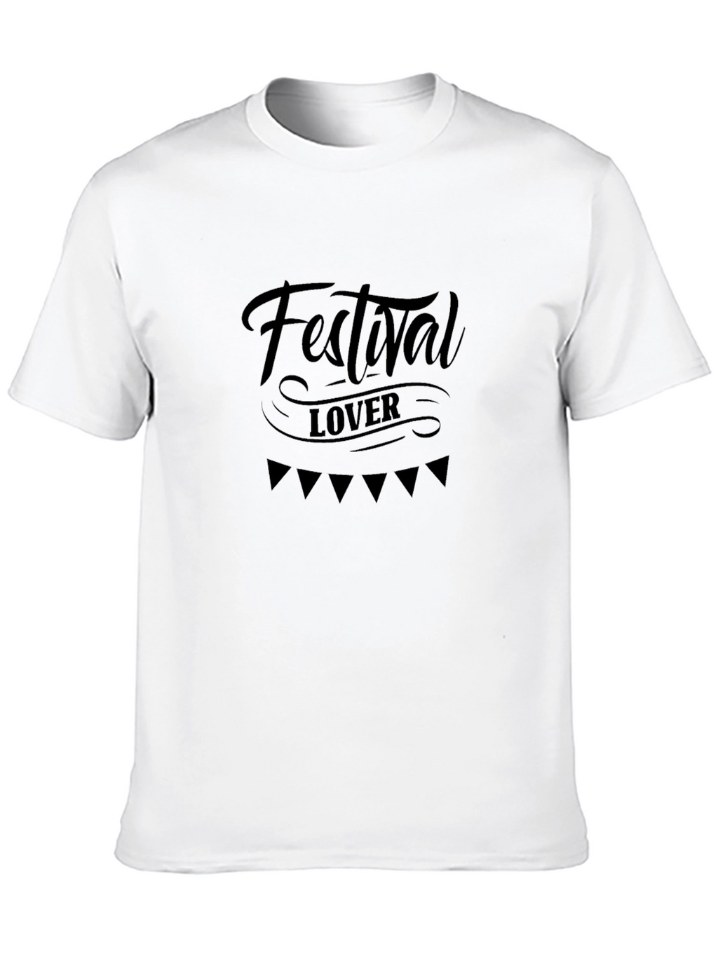 Festival Lover Black T-Shirt