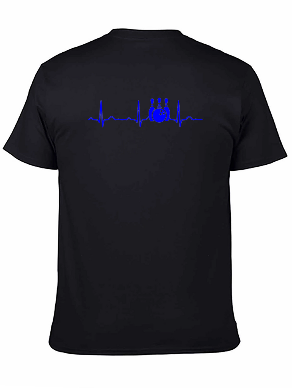 Bowling Heartbeat T-Shirt - Black