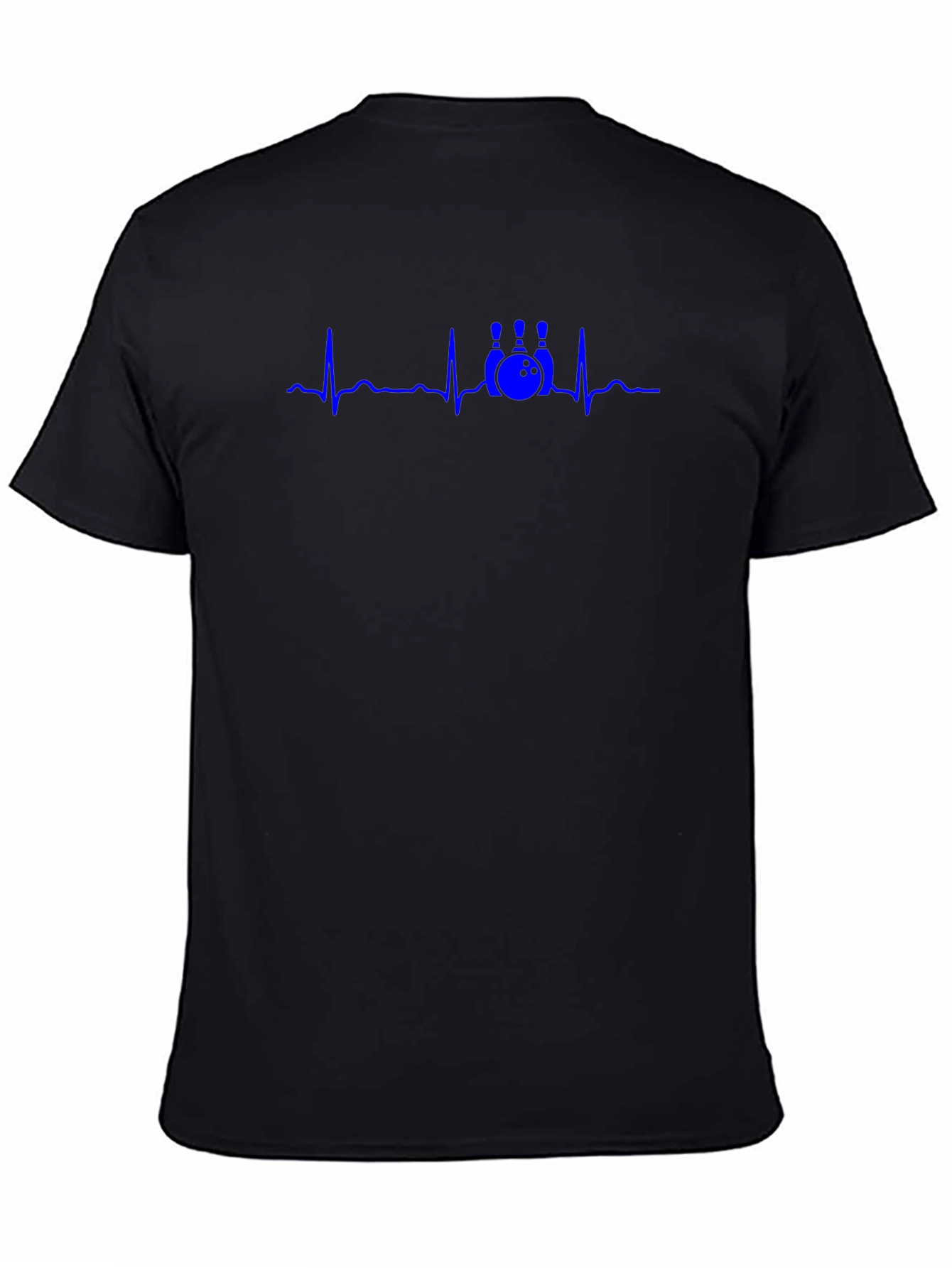 Bowling Heartbeat T-Shirt - Black