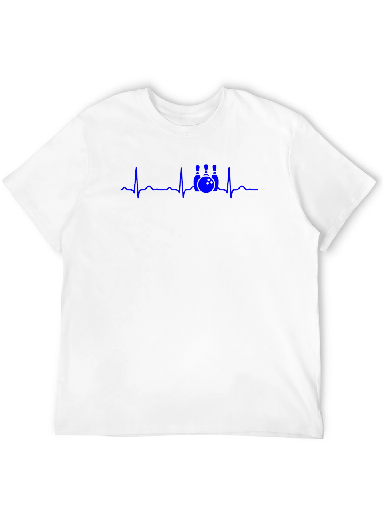 Bowling Heartbeat T-Shirt - Black