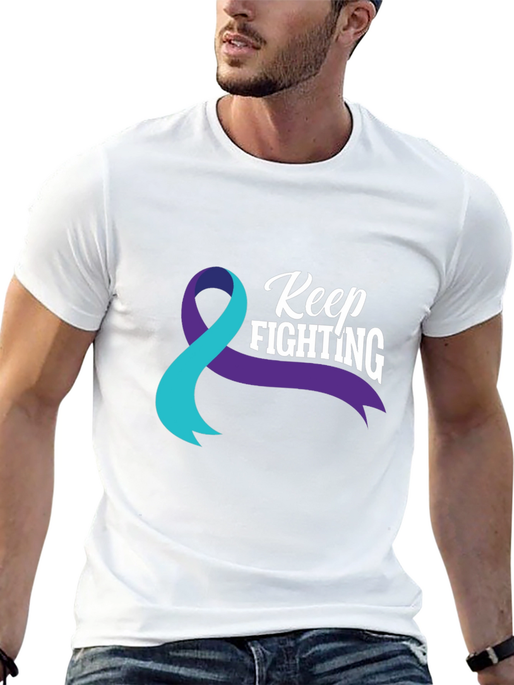 Keep Fighting Awareness Ribbon T-Shirt
