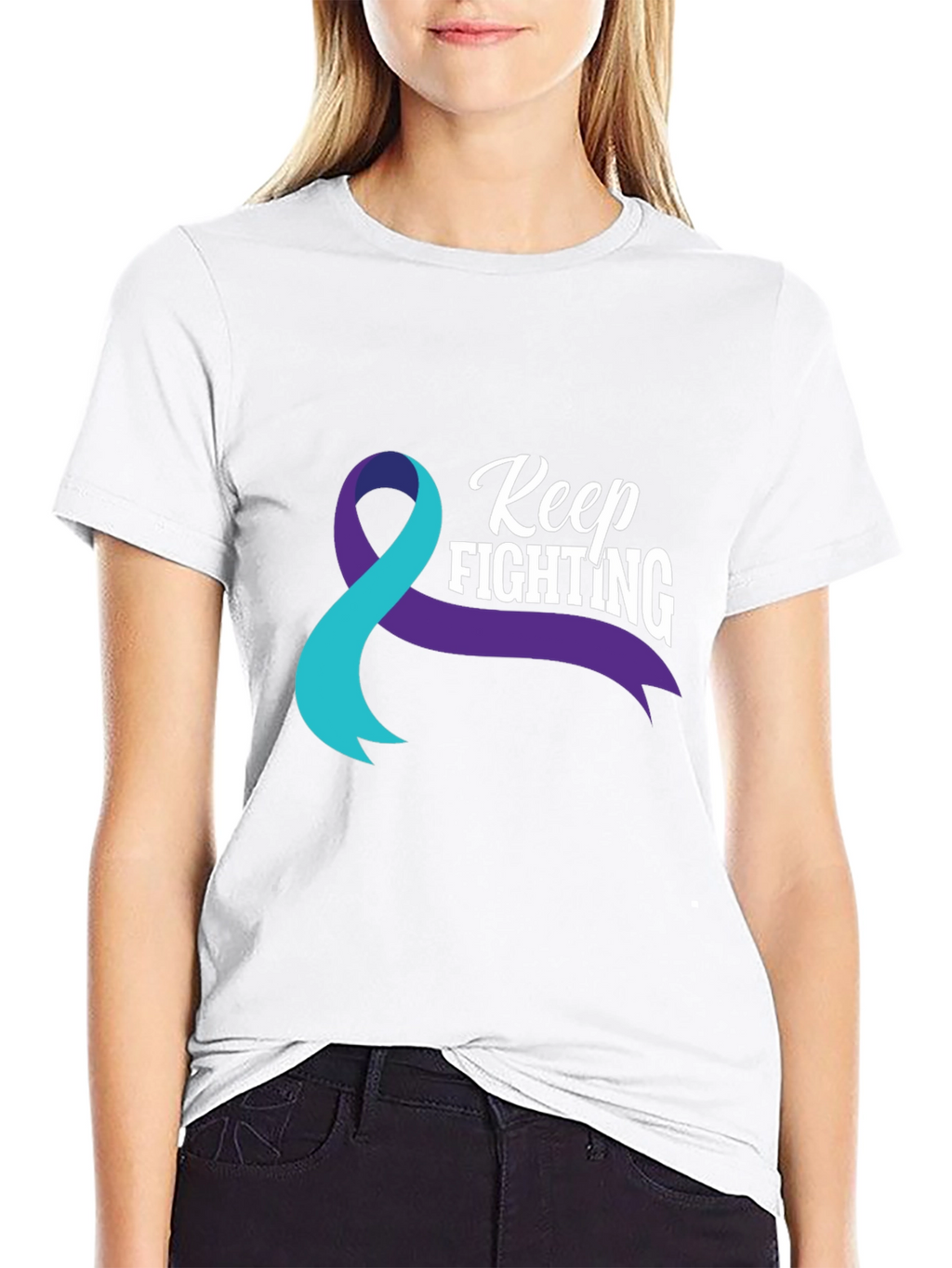 Keep Fighting Awareness Ribbon T-Shirt