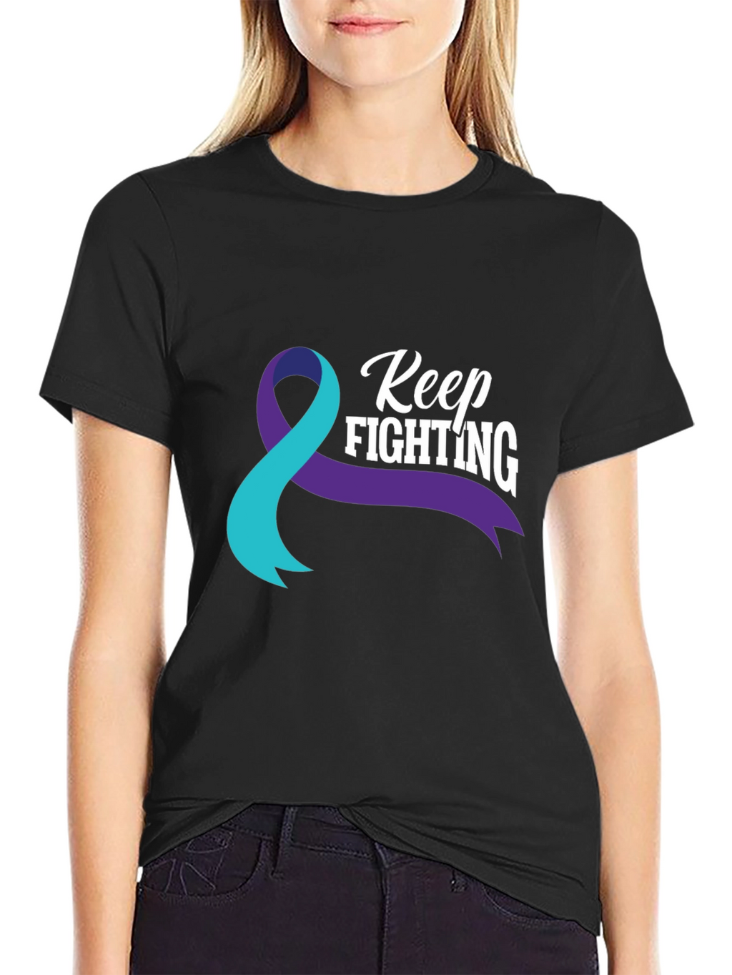 Keep Fighting Awareness Ribbon T-Shirt