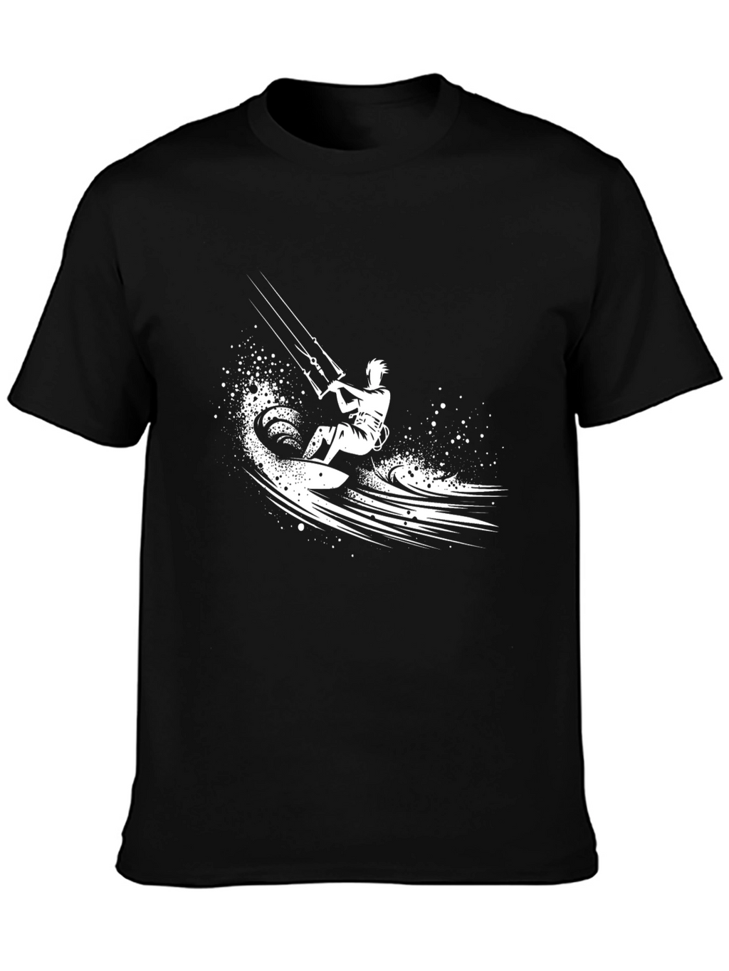 Kite Surfing Graphic Tee - Cool Watersports Design