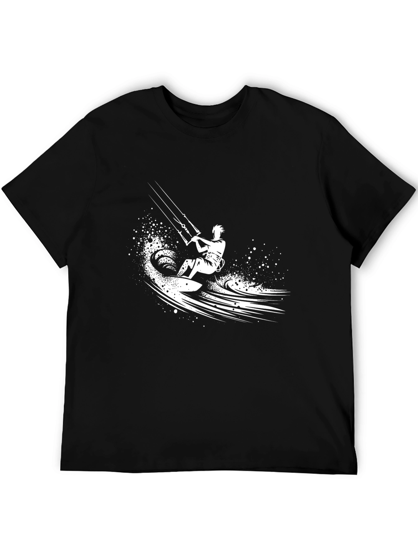 Kite Surfing Graphic Tee - Cool Watersports Design