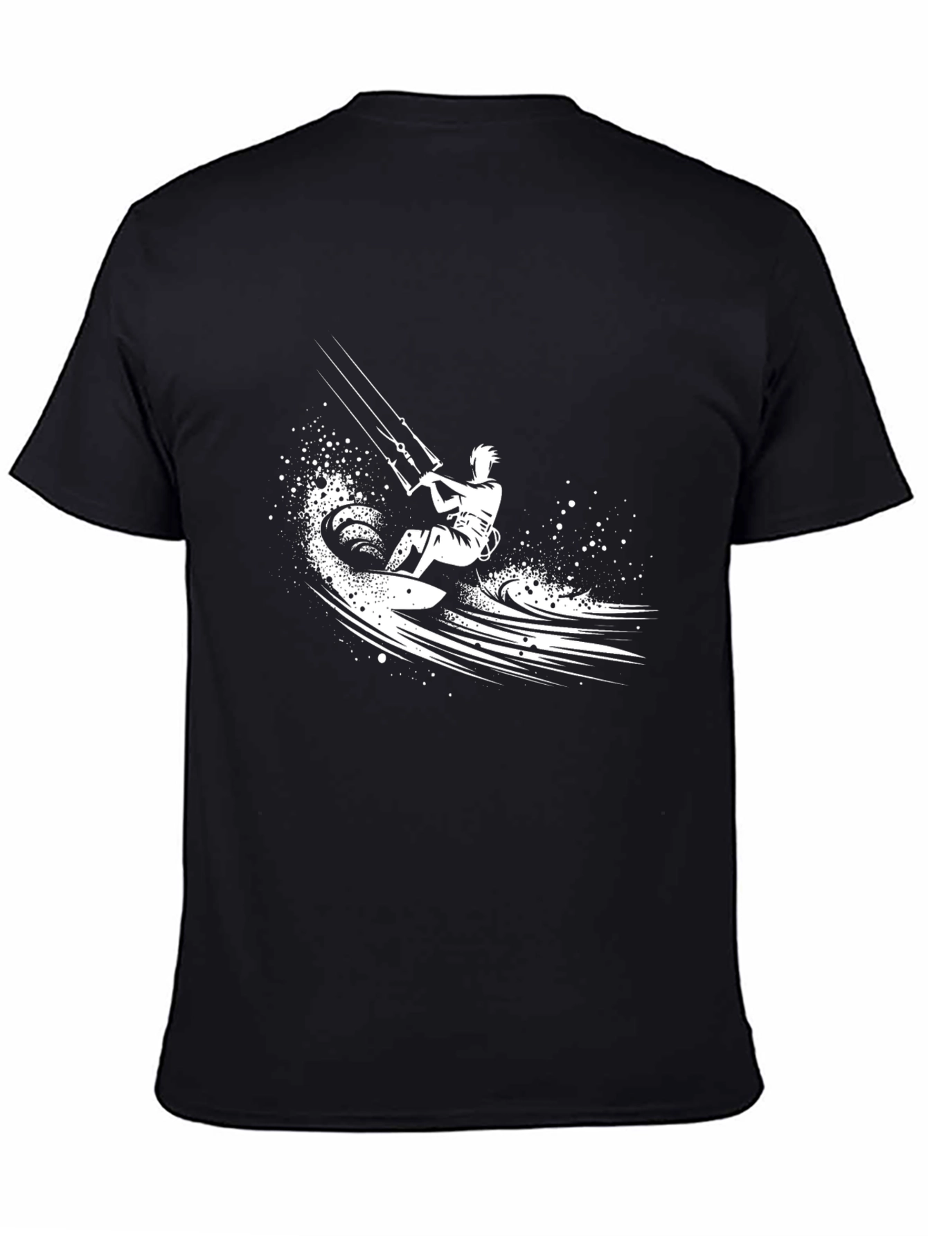 Kite Surfing Graphic Tee - Cool Watersports Design