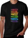 Pride Love T-Shirt - Rainbow LGBT Equality Tee
