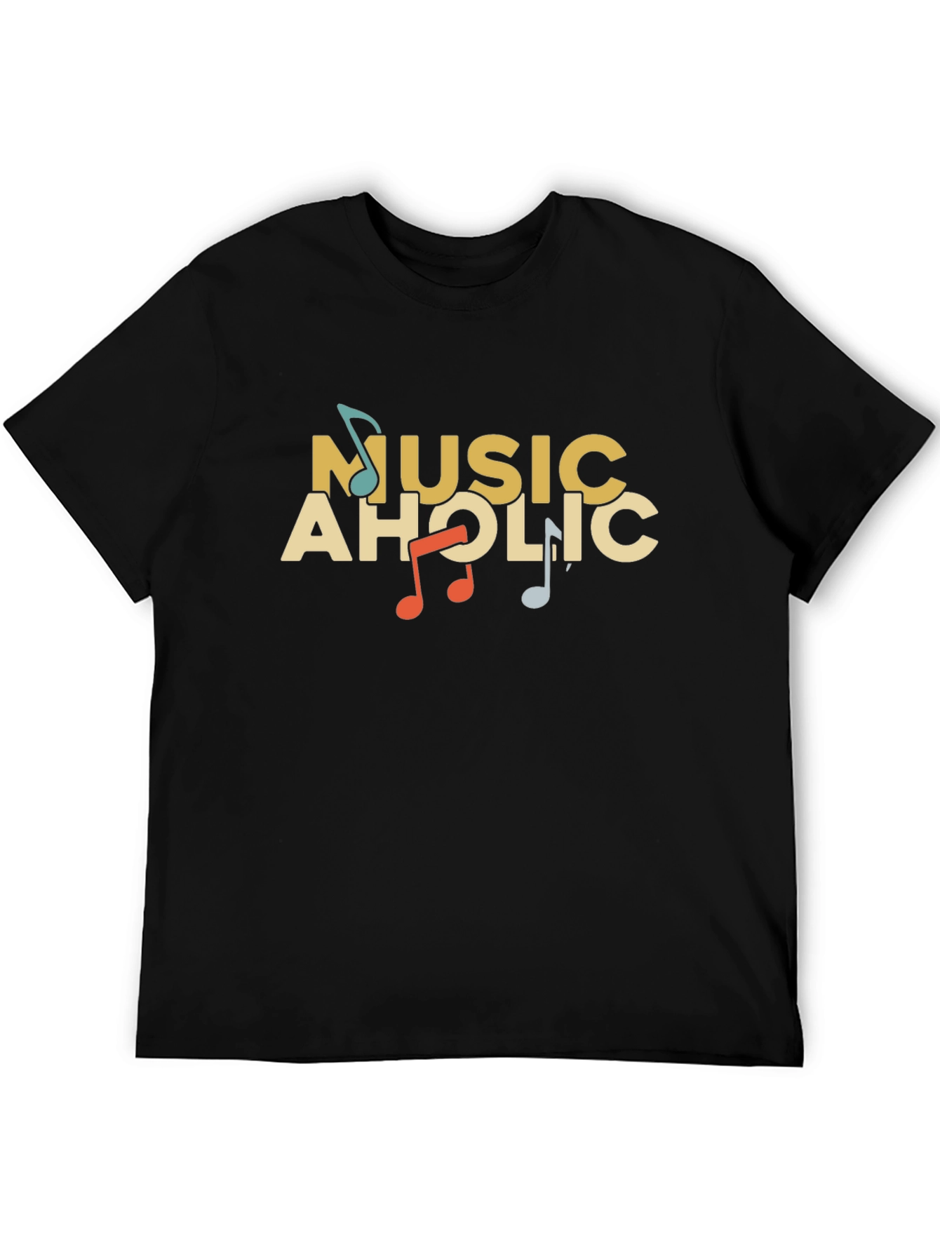 Musicaholic Graphic Tee - Cool Music Lover Shirt