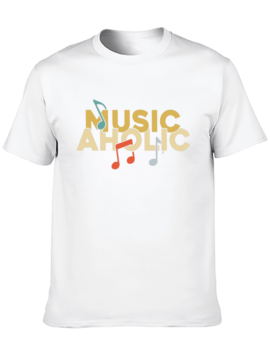 Musicaholic Graphic Tee - Cool Music Lover Shirt