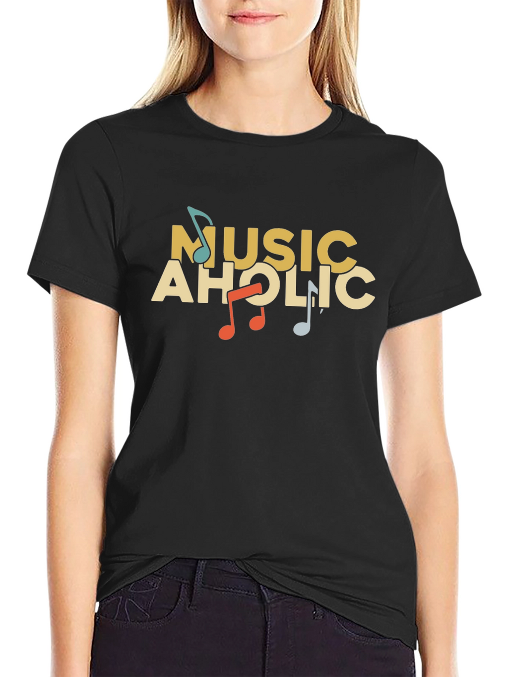 Musicaholic Graphic Tee - Cool Music Lover Shirt