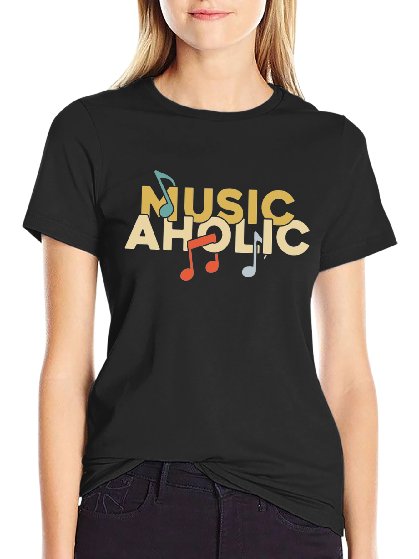 Musicaholic Graphic Tee - Cool Music Lover Shirt