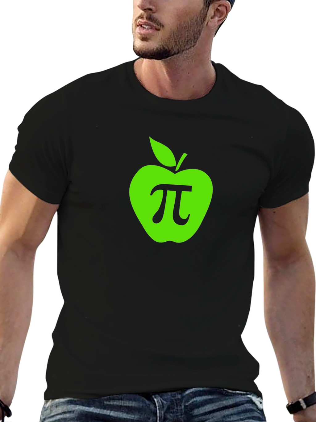 Apple Pi Math T-Shirt - Black