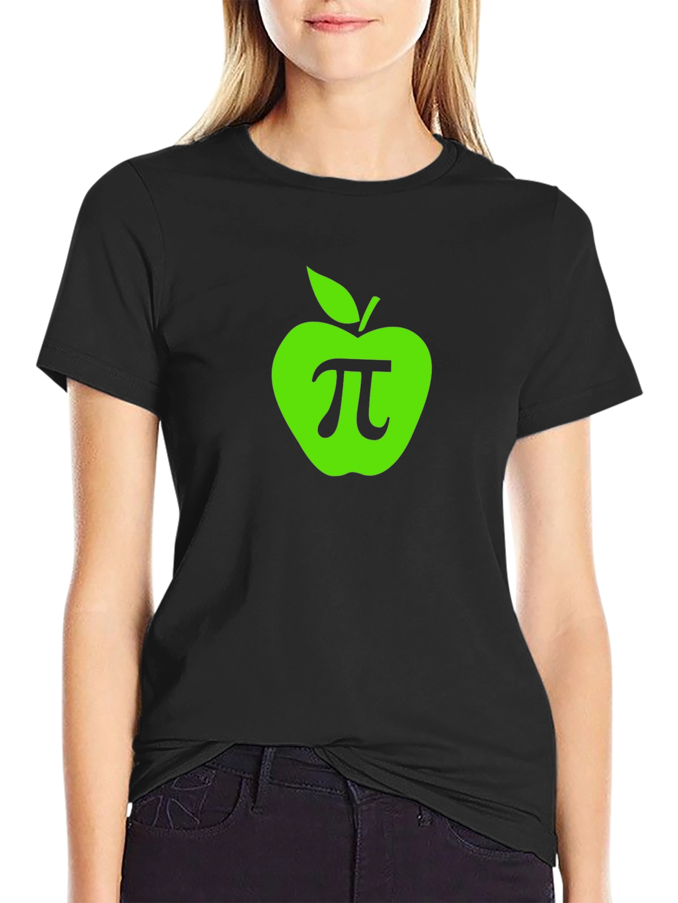 Apple Pi Math T-Shirt - Black