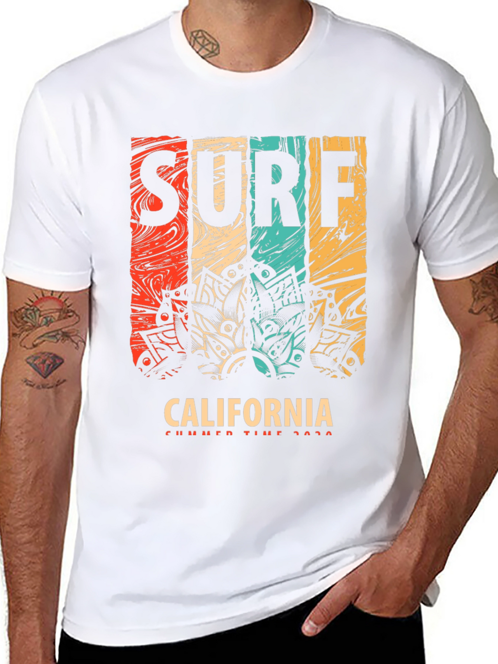 Surf California Graphic T-Shirt