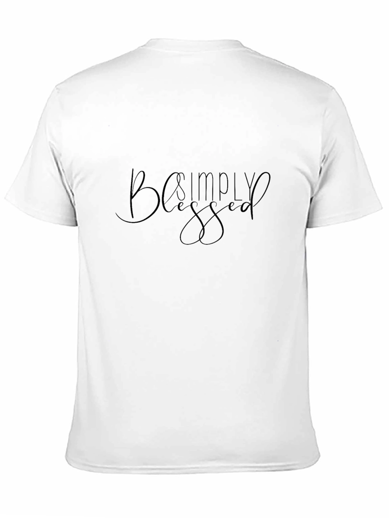 Be Simply Blessed Black T-Shirt
